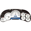 10-0105B Instrument Cluster Upgrade Kit - White with Transmission Temperature; Cadillac/Chevrolet/GMC - image 1