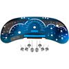 Instrument Cluster Upgrade Kit 2003-2007 GM With Trans Temp & Needles - Aqua - image 1