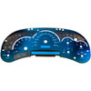Instrument Cluster Upgrade Kit 2003-2007 GM With Trans Temp & Needles - Aqua - image 2