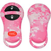 Keyless Remote Case Replacement Pink Digital Camouflage - image 2