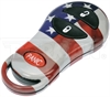 13628US Keyless Remote Case American Flag; 2001-2003 Chrysler; 1999-2005 Dodge; 2000-2001 Plymouth
