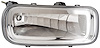 1571019 Fog Light Assembly; Ford/Lincoln - image 1
