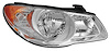1592046 Headlight Assembly; Hyundai Elantra 2007-2010 - image 1