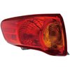 1611649 Tail Light Assembly; Toyota Corolla 2009-2010 - image 2