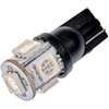 194B-SMD 194 Blue 5050smd 5led Bulb; Multi-Vehicle Application