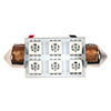 212G-SMD 212 Green 5050smd 6 LED Bulb; Multi-Vehicle Application