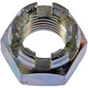 220-013 Hex Nut-Castellated-Thread Size 7/16-20, Height 11/16 in.; Grade D - image 1