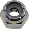 250-010 Hex Lock Nuts with Nylon Ring-Grade 2- Thread Size 1/4-20 in. - image 1