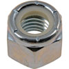 250-014 Hex Lock Nuts with Nylon Ring-Grade 2- Thread Size 1/2-13 in. - image 1