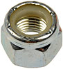 251-012 Hex Lock Nuts with Nylon Ring-Grade 2- Thread Size 3/8-24 in. - image 1