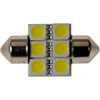 Dome Light LED Bulb 3175 White 5050SMD 6LED Bulb - image 2