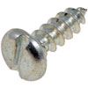355-046 Sheet Metal Screw-Slotted Oval Head-No. 8 x 1/2 in.; Zinc - image 1