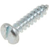 355-047 Sheet Metal Screw-Slotted Oval Head-No. 8 x 3/4 in.; Zinc - image 1