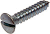 355-050 Sheet Metal Screw-Slotted Oval Head- No. 8 x 7/8 in.; Zinc - image 1