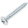 360-009 Sheet Metal Screw-Phillips Oval Head-No. 8 x 1 in.; Zinc - image 1