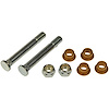 Door Hinge Pin And Bushing Kit - 2 Pins 4 Bushings And 2 Nuts - image 1