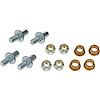 Door Hinge Pin And Bushing Kit - 4 Pins 4 Bushings And 4 Nuts - image 1