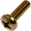 395-023 License Plate Fasteners- M6-1.0 x 20mm; Yellow - image 1