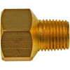 Brass Pipe Adapter 3/8" FNPT x 1/4" MNPT - image 1