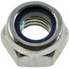 432-006 Hex Lock Nuts with Nylon Ring-Class 8- Thread Size M6-1.0, Height 6mm; Class 8.8 - image 1