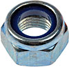 433-012 Hex Lock Nuts with Nylon Ring-Class 8- Thread Size M12-1.25, Height 12mm - image 1
