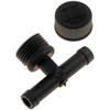 47122 1/2 in. Radiator Flush Tee with Cap - image 1