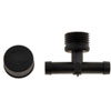 47122 1/2 in. Radiator Flush Tee with Cap - image 2