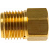 Brass Dual Brake Line Adapter 3/16" Female to 9/16"-18 Male Inverted Flare - image 2