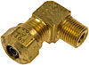 BRASS UNION ELBOW 1/4 - image 1
