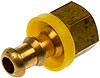 BRASS HOSE FITTING 5/16 - image 1
