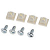 License Plate Screw Kit Includes: (4) 1/4" x 5/8" screws