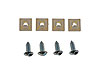 License Plate Screw Kit Includes: (4) 1/4" x 5/8" screws - image 2
