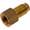 499-009.1 Brake Line Adapter-Bubble Flare-3/8-24 in. x 3/16 in. x 3/8-24 in.; Brass - image 1