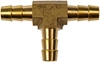 Brass Fuel Hose Tee Connector 5/16" - image 1