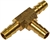 Brass Fuel Hose Tee Connector 5/16" - image 2