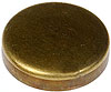 565-025 Brass Cup Expansion Plug 1-3/8 in., Height 0.310; 1955-1959 GMC; 1955-1957 Pontiac - image 1