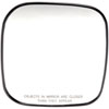 Replacement Glass - Plastic Backing - image 1
