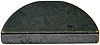 595-060 Woodruff Key-Width-5/32(.157) in., Length-23/32(.723) in., Height-19/64(.299) in; 5/32 in x 23/32 in - image 1