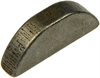 595-068 Woodruff Key-Width-1/8(.125) in., Length-39/64(.602) in., Height-15/64(.236) in.; 1/8 in x 39/64 in - image 1