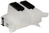 Dual Coolant/Windshield Washer Fluid Reservoir