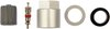 TPMS Service Kit - Replacement Grommet Washer Valve Core and Cap - image 3