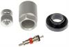 TPMS Service Kit - Replacement Grommet Valve Core and Cap - image 1