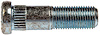 610-173 1/2-20 Serrated Wheel Stud, .532 in. Knurl, 1-25/32 in. Length - image 1