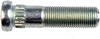 610-199 5/8-18 Serrated Wheel Stud - .655 in. Knurl, 2-13/32 in. Length; 1973-1993 Dodge - image 1