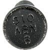 610-510 9/16-18 Serrated Wheel Stud - 0.670 in. Knurl, 2.472 in. Length; Chrysler/Dodge/Mitsubishi/Ram - image 2