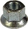 611-043 Wheel Nut 11/16-16 Flanged Flat Face - 1-1/8 in. Hex, 1-1/16 in. Length; 1.062 in - image 1