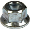611-054.1 Wheel Nut 9/16-18 Flanged Flat Face - 7/8 in. Hex, 5/8 in. Length; 1996-1999 AM General Hummer - image 1