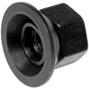 611-092.1 Wheel Nut 9/16-18 Flanged Flat Face - 1-1/16 in. Hex, 1 in. Length; 1984-1991 Ford - image 1