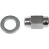 611-102.1 Wheel Nut 1/2-20 Mag , Short - 13/16 in. Hex, 1.454 in. Length; Flange - image 1