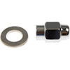 611-103 Wheel Nut M12-1.25 Mag , Short - 13/16 in. Hex, 1.454 in. Length; Flange - image 1